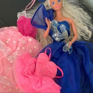 Vintage Barbie and dresses bundle.